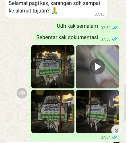 Pengiriman Papan Bunga Selamat Kebon Kelapa