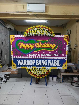 Papan Bunga di Kebon Kelapa