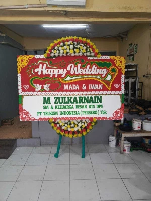 Papan Bunga di Kebon Kelapa
