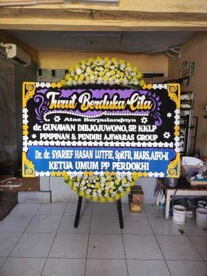Papan Bunga di Kebon Kelapa